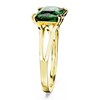 Bague Swarovski Stilla cristal rectangulaire vert_x000D_
T58 - vue V4