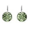 Boucles d'oreilles Swarovski Bella vertes - vue V2