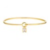 Bracelet Sif Jakobs Roccanova argent plaqué or_x000D_
pampille en oxyd ed e zirconium - vue V1