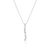 Collier Sif Jakobs Ellea ovale lungo argent_x000D_
pendentif oxydes de zirconium - vue V3