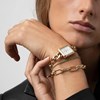 Bracelet Sif Jakobs Ellera argent plaqué or_x000D_
Oxydes de zirconium verts 18 cm - vue V2