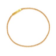 Bracelet Sif Jakobs Ellera argent plaqué or_x000D_
oxydes de zirconium champagne 17 cm