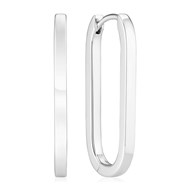 Créoles ovales Sif Jakobs Capizzi Pianura medio_x000D_
argent 925/1000
