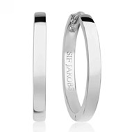 Créoles Sif Jakobs Ellera Hoops grande pianura_x000D_
argent 925/1000