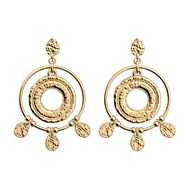 Boucles d'oreilles Les Georgettes Pépite dorées 20mm