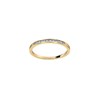 Alliance Gravity or jaune 18 carats diamants - vue V1