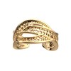 Bague Les Cadettes Dentelle Orientale dorée - vue V2