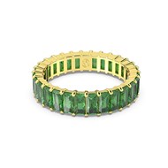 Bague Swarovski Matrix verte Taille 55