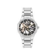Montre Homme - Bracelet en métal argenté - Analogique