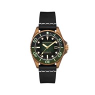 TESEI BRONZE SWISS AUTOMATIC - Montre homme - Cadran vert -  Mouvement suisse automatique 3 aiguilles et date