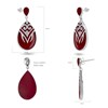 Boucles d'Oreilles Maëlla Argent 925 et Corail | ADEN Design Inca | Bijou d'Exception - vue V3