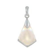 Pendentif Argent 925 Triangle de Nacre