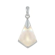 Pendentif Argent Triangle de Nacre