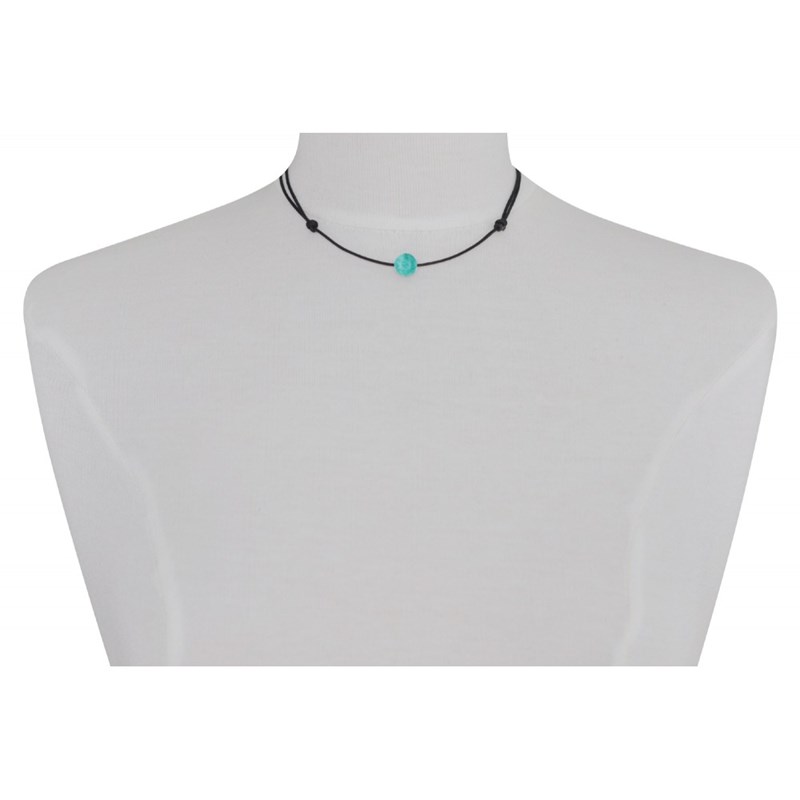 Collier Lien Perle d'Amazonite - vue 2