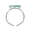 Bague Argent 925 Ovale d'Amazonite - vue V2