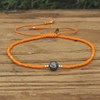 Bracelet Lien Perle d'Eau Douce Noire et Petites Perles Mates - Turquoise - vue V4