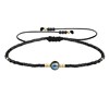 Bracelet Lien Perle d'Eau Douce Noire et Petites Perles Brillantes - Noir - vue V1