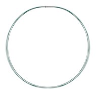 Collier 5 Câbles Fermoir Acier Argenté - Bleu Vert