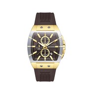 NEVILLE - Montre Homme - Bracelet marron - Analogique