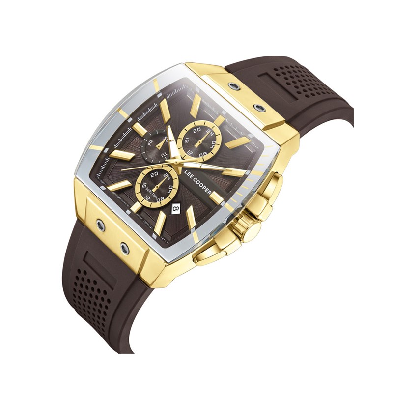 NEVILLE - Montre Homme - Bracelet marron - Analogique - vue 2