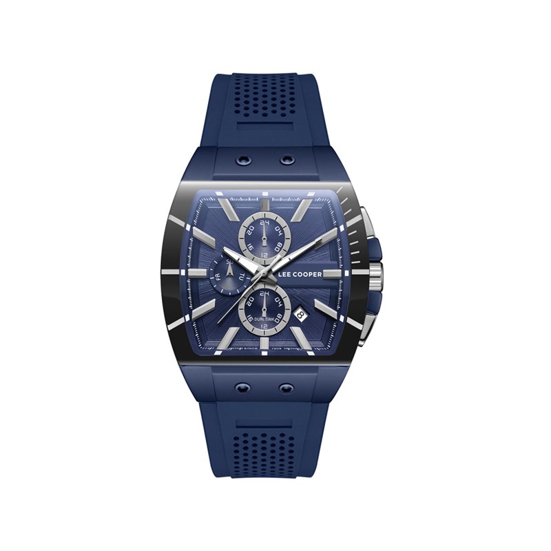 NEVILLE - Montre Homme - Boitier bleu - Analogique