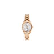 Inspiration 26mm - Montre femme - Boîtier rond en acier inoxydable - Cadran blanc