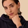 XOXO Boucles d'Oreilles laiton doré chaîne - vue V2