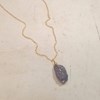 Collier en Argent Doré et Tanzanite Itá - vue V4