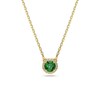 Collier Swarovski Una angelic vert - vue V1