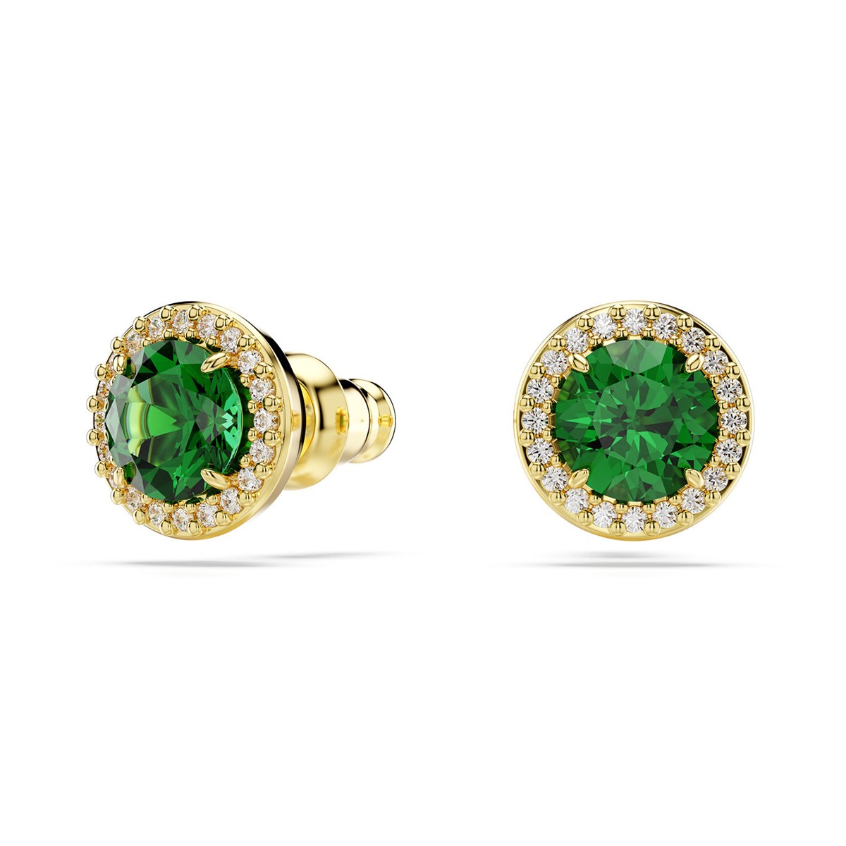 Boucles d'oreilles Swarovski Una verte - vue 2