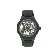 Montre Homme - Analogique - Mouvement automatique - Bracelet vert