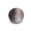 Bague Cabochon Luxe En Argent Et Pierre Naturelle Agate Grise - vue V1