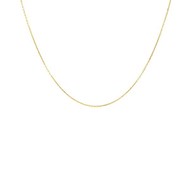 Collier Chaine Or 18 Carats 750/000 Jaune Forçat Diamantée - Femme ou Enfant