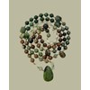 Collier pierres naturelles Coeur de Jade femme - vue V3