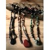 Collier pierres naturelles Coeur de Jade femme - vue V4