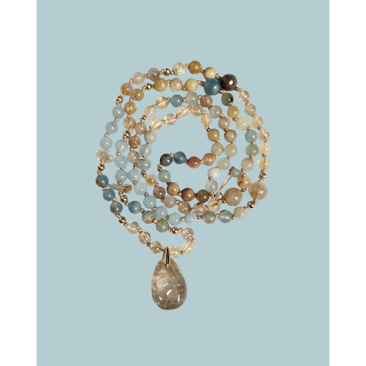 Collier pierres naturelles Douceur Solaire femme - vue 4