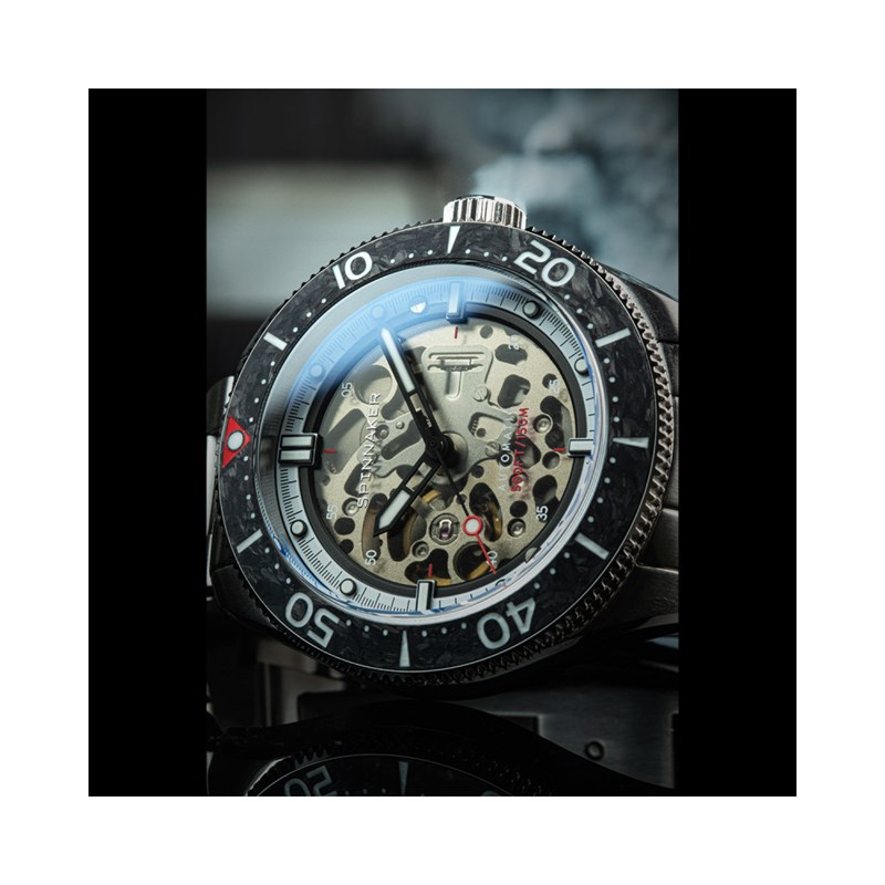 CROFT 42 SKELETON AUTOMATIC - Montre homme - Lunette noire - vue 3