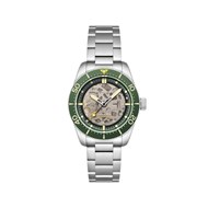 CROFT 42 SKELETON AUTOMATIC - Montre homme - Lunette verte