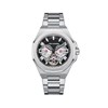Montre homme - Analogique - Daniel - Boitier octogonale en métal - Cadran noir - vue V1