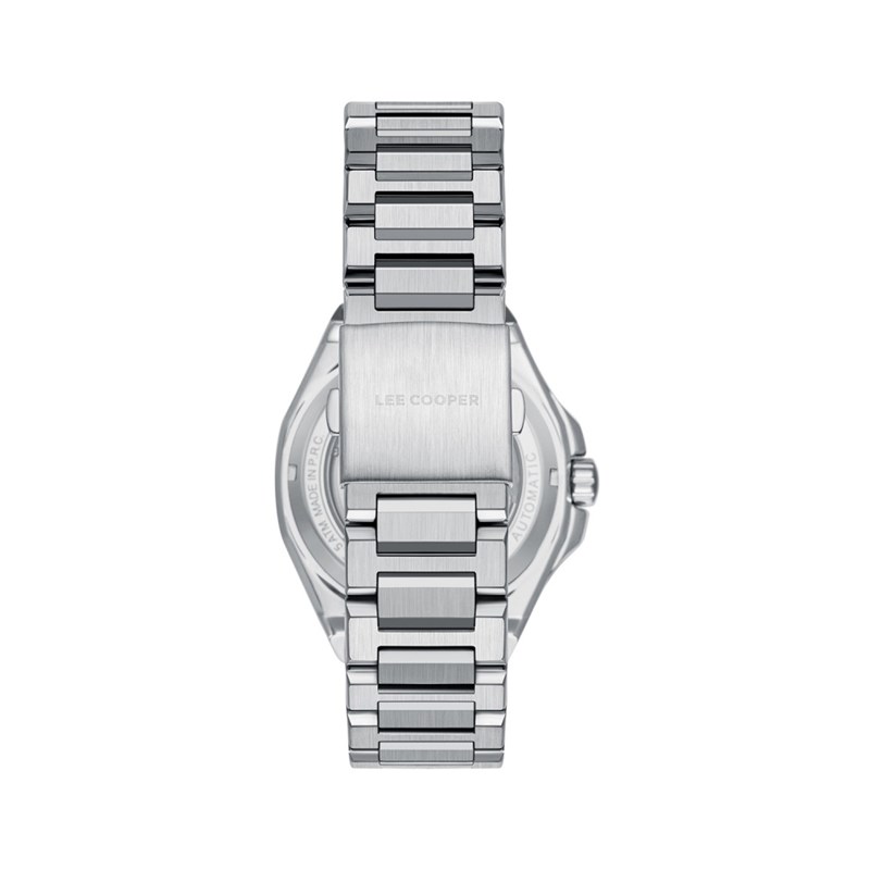 Montre homme - Analogique - Daniel - Boitier octogonale en métal - Cadran bleu - vue 4