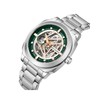 Montre homme - Analogique - Edern - Cadran squelette vert - vue V2