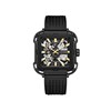 Montre homme - Analogique - Russel - Cadran squelette noir - vue V1