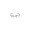 Bague Agatha Beloved argent fleurs_x000D_
T54 - vue V1