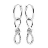 Boucles d'oreilles créoles Brillaxis motif infini
Argent et OZ - vue V1