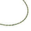 Collier Agatha Adamas laiton doré zirconium verts - vue V1