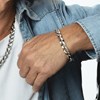 Bracelet Homme Lotus Syle Chaîne maille gourmette - vue V2