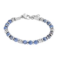 Bracelet Lotus Style Bleu Acier