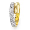 Bague Swarovski Dextera dorée T58 - vue V4