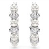 Boucles d'oreilles Swarovski Matrix cristal et perle - vue V3