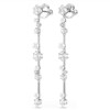 Boucles d'oreilles pendantes Swarovski_x000D_
Constella argenté - vue V4